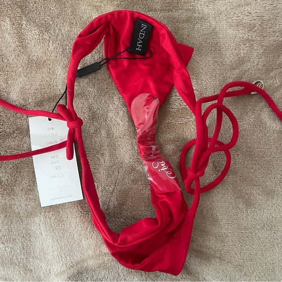 NWT XS Indah red bikini - Picture 4 of 5